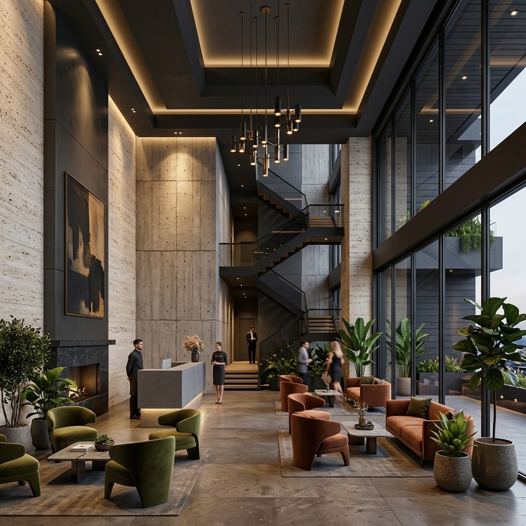 Rooh Stays lobby interior preview